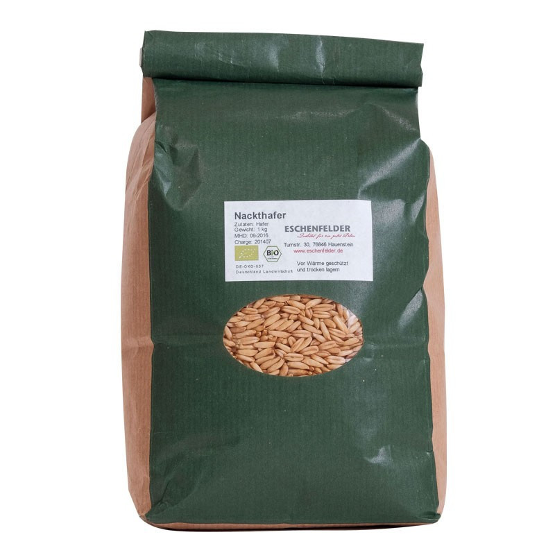 Avoine nue Graines à germer bio - 1 kg - Eschenfelder