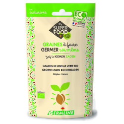 Lentilles vertes, Graines à germer, Bio - 150g - Germline