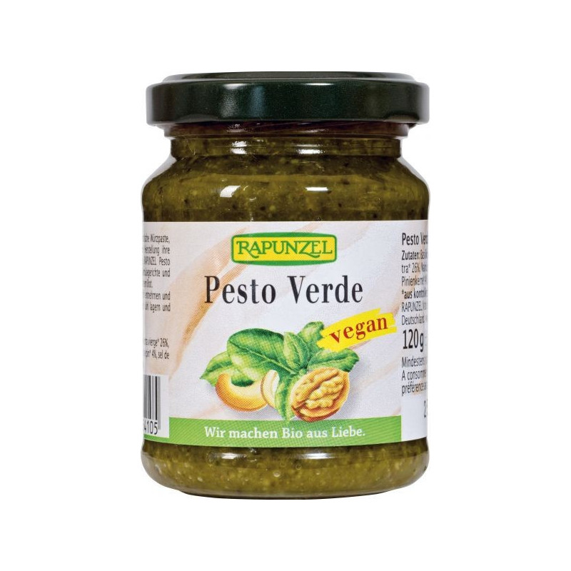 Pesto Verde Bio, végan - 120g - Rapunzel