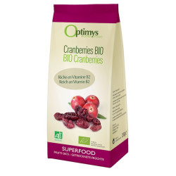 Cranberries Bio - 250g - Optimys