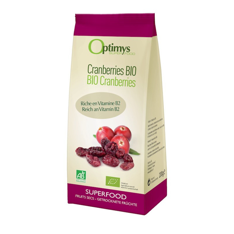Bio Cranberries - 250g - Optimys
